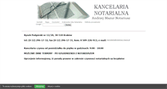 Desktop Screenshot of notariusz-mazur.pl